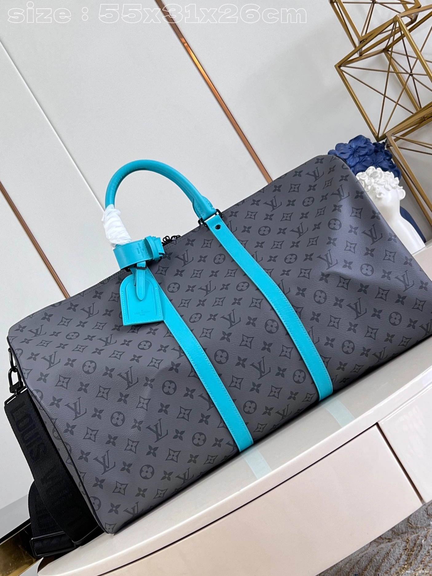 AAA Replica Ru LOUIS 55 BANDOULIERE VUITTON KEEPALL 0813